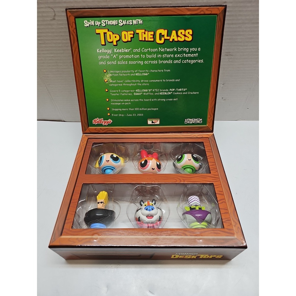 Kellogg's Keebler 2003 Cartoon Network Desk Spinner Tops